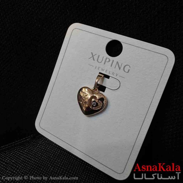 آویز ژوپینگ مینیمال دخترانه مدل قلب کد GNB161695W