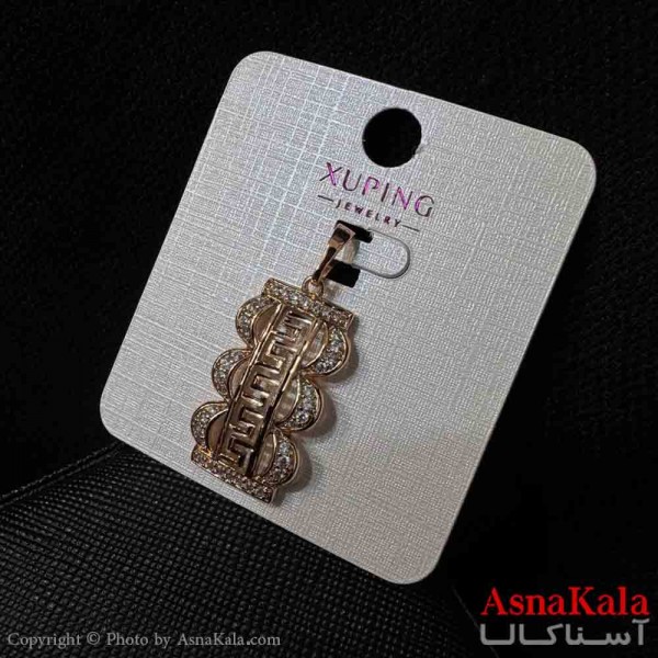 آویز ژوپینگ مینیمال دخترانه مدل ورساچه نگیندار کد GNB161698W