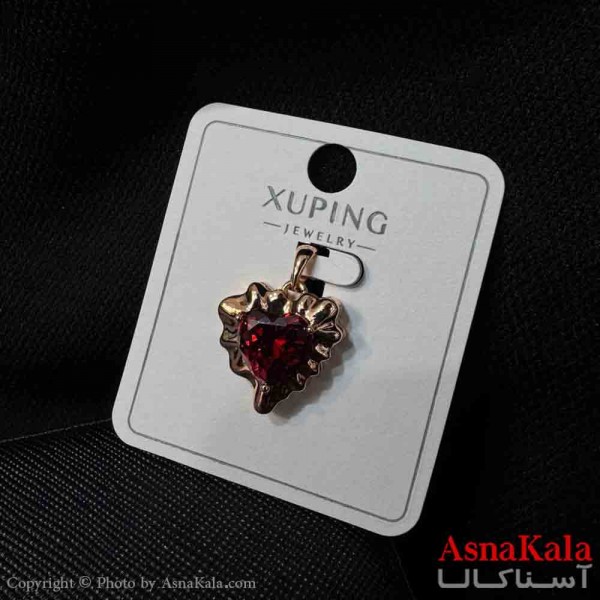 آویز ژوپینگ مینیمال دخترانه مدل قلب نگیندار کد GNB161699W