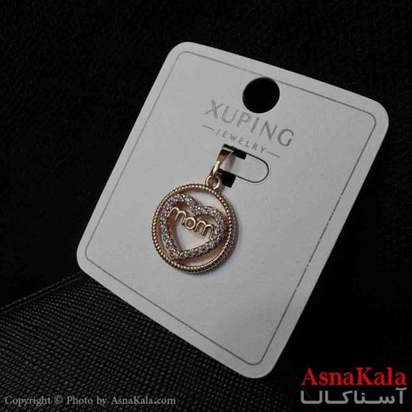 آویز ژوپینگ مینیمال دخترانه مدل قلب و مام کد GNB161709W