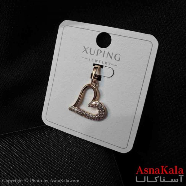 آویز ژوپینگ مینیمال دخترانه مدل قلب توخالی کد GNB161713W