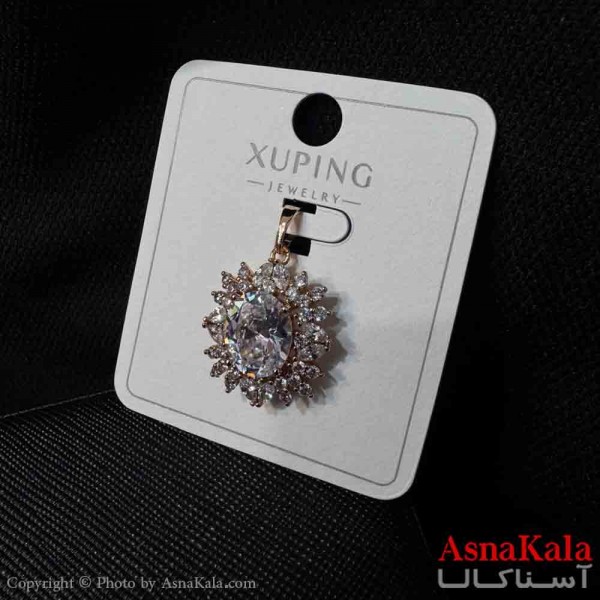 آویز ژوپینگ مینیمال دخترانه مدل تک نگین نگیندار ترند کد GNB161738W