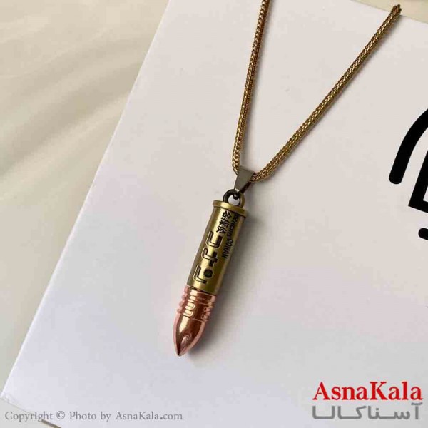 گردنبند گلوله اسپورت رنگ طلایی کد GNB161859W