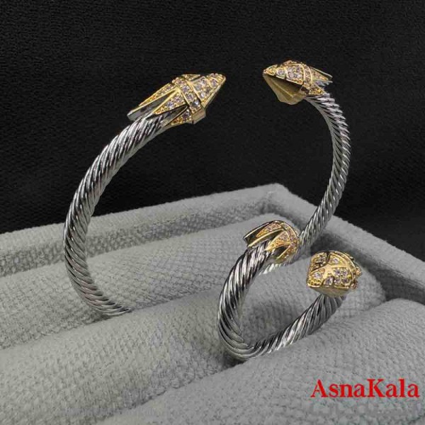 ست زنانه YSX شامل  بنگل و انگشتر فری سایز  کد NIM141016W