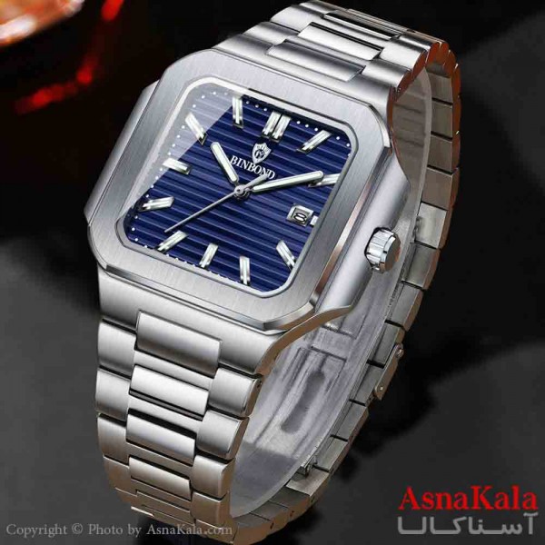 ساعت مردانه بین باند مقاوم دربرابر آب، موتور کوارتز،  شب نما کد WTCH11373W