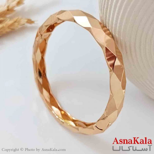 بنگل ژوپینگ آینه ای طلایی کد DSB181469W