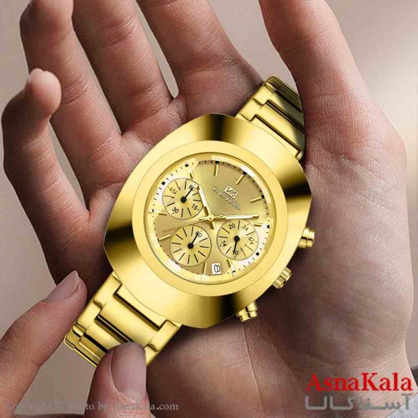 ساعت مردانه VAVAVOOM کرنوگراف، ضدآب، موتور کوارتز، شب نما کد WTCH11384W