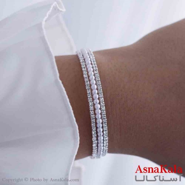 دستبند رادیوم نگیندار کد DSB181481W