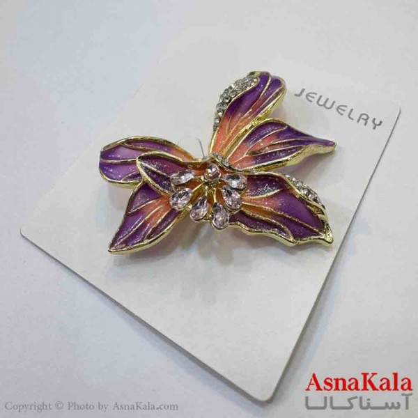 سنجاق سینه شیک زنانه مدل گل کد HAIR131022W