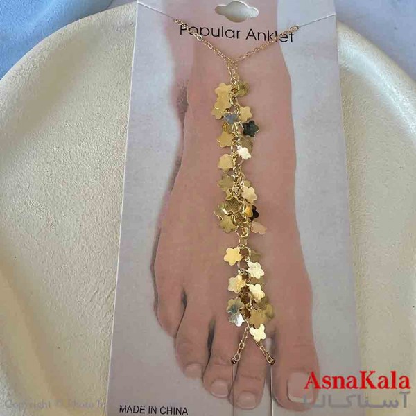 پابند دخترانه استیل پینترستی طلایی کد PNB1723W