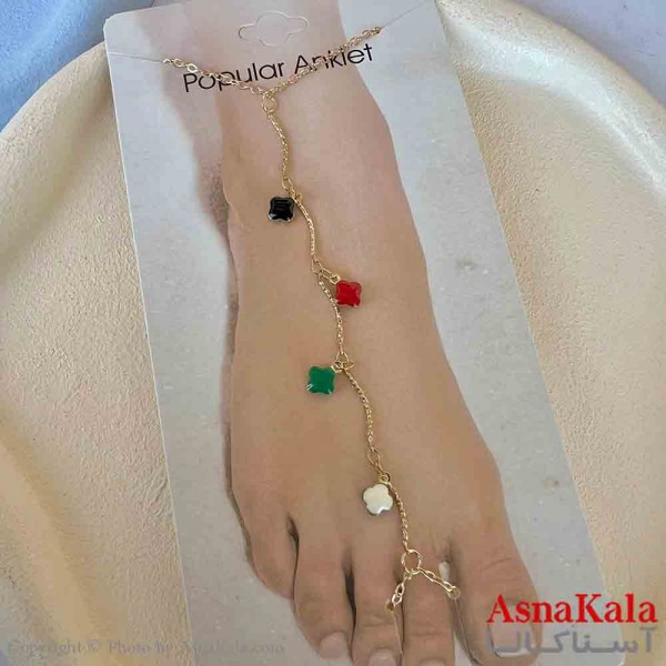 پابند دخترانه استیل پینترستی طلایی کد PNB1724W