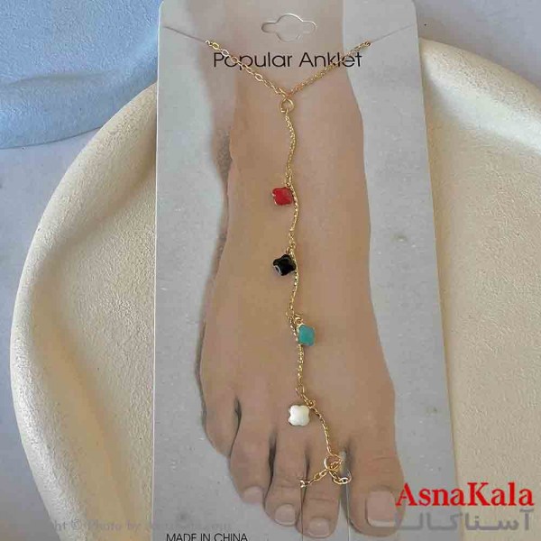 پابند دخترانه استیل پینترستی طلایی کد PNB1729W