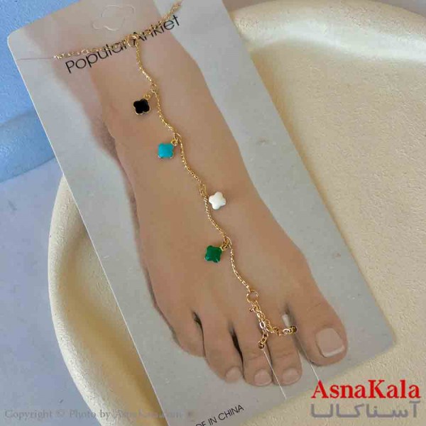 پابند دخترانه استیل پینترستی طلایی کد PNB1731W