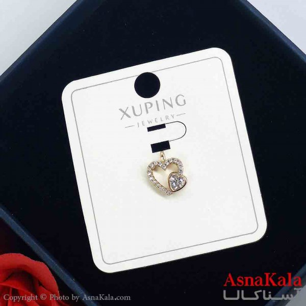 آویز ژوپینگ دخترانه نگیندار رنگ طلایی کد GNB162014W