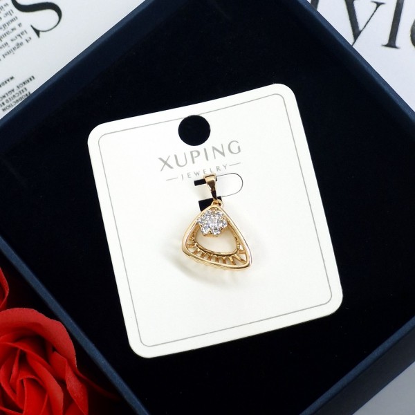 آویز ژوپینگ دخترانه نگیندار رنگ طلایی کد GNB162019W