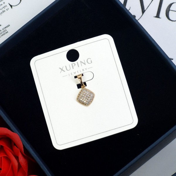 آویز ژوپینگ دخترانه نگیندار رنگ طلایی کد GNB162021W