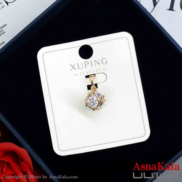 آویز ژوپینگ دخترانه نگیندار رنگ طلایی کد GNB162025W