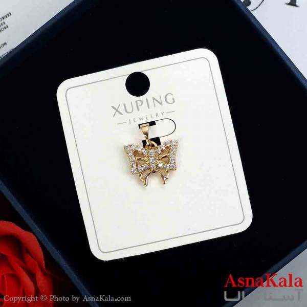 آویز پروانه ژوپینگ دخترانه رنگ طلایی کد GNB162029W