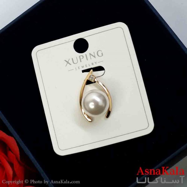 آویز مروارید ژوپینگ دخترانه نگیندار رنگ طلایی کد GNB162031W
