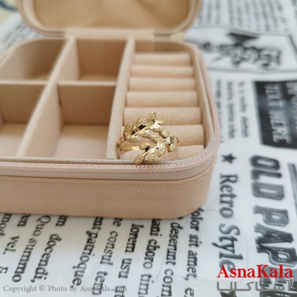 انگشتر زنانه تراش طلاروس رنگ ثابت طلایی ANG19944W