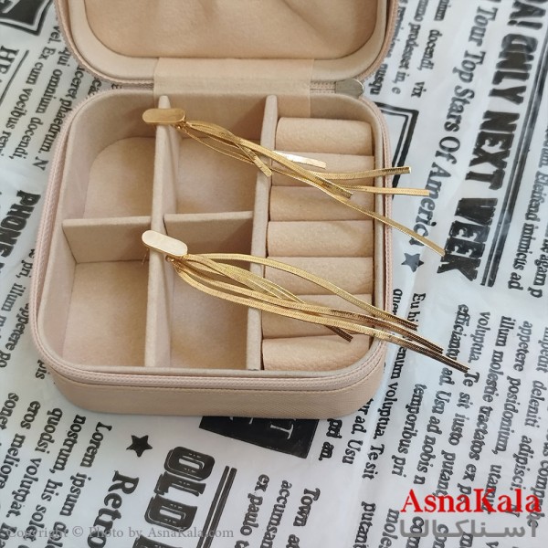 گوشواره هرینگبون رنگ طلایی کد GSH152118W