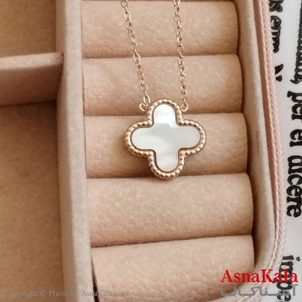 گردنبند ونکلیف طلایی دخترانه استیل کد GNB162269W