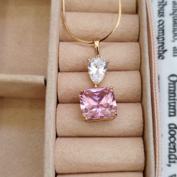 آویز ژوپینگ دخترانه رنگ طلایی کد GNB162303W