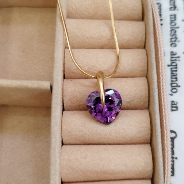 آویز ژوپینگ دخترانه رنگ طلایی کد GNB162304W