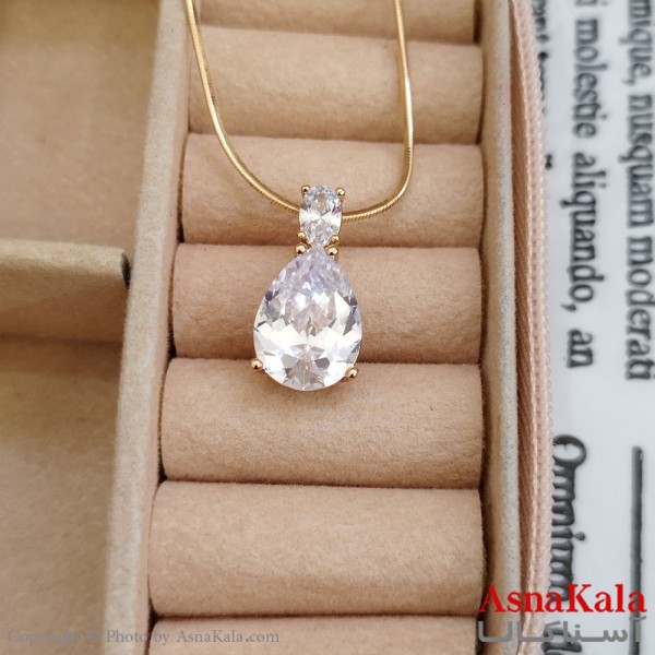 آویز ژوپینگ دخترانه رنگ طلایی کد GNB162308W