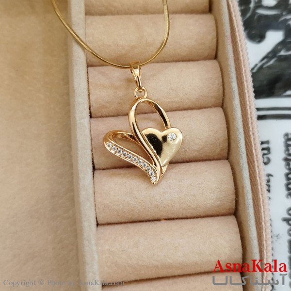 آویز ژوپینگ دخترانه رنگ طلایی کد GNB162311W