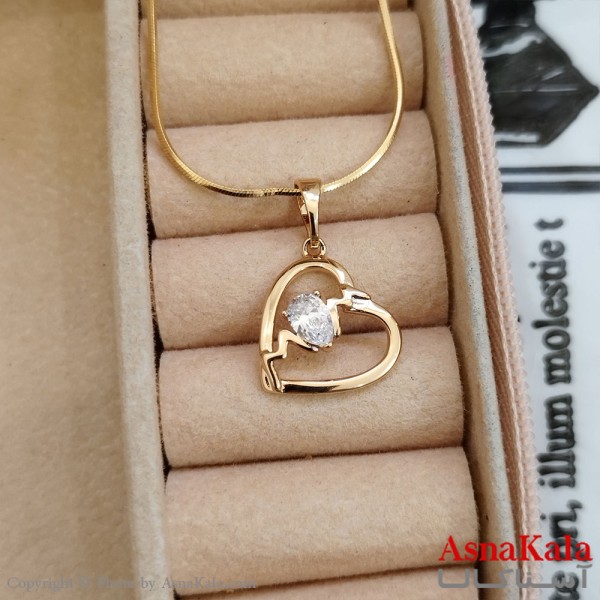 آویز ژوپینگ دخترانه رنگ طلایی کد GNB162318W