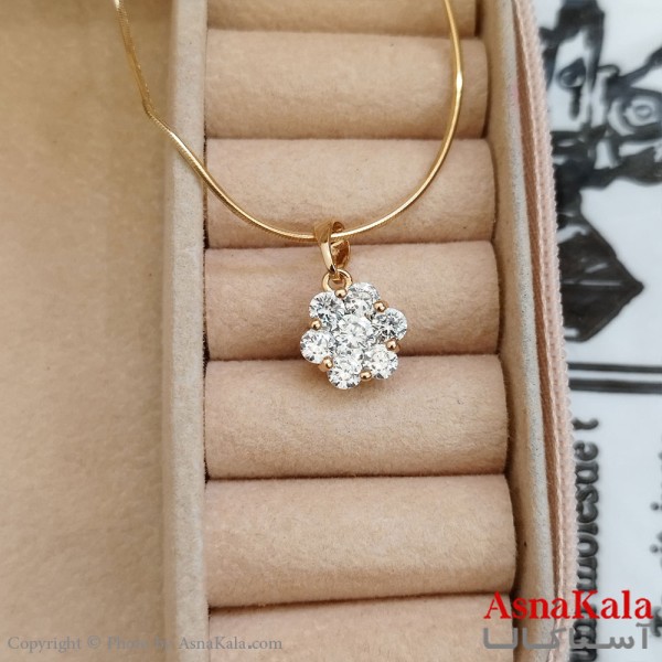 آویز ژوپینگ دخترانه رنگ طلایی کد GNB162324W