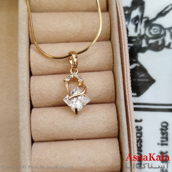 آویز ژوپینگ دخترانه رنگ طلایی کد GNB162327W