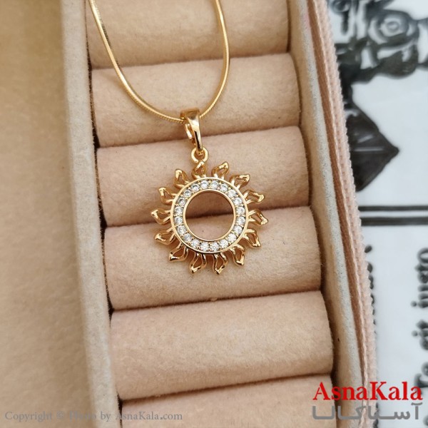 آویز ژوپینگ دخترانه رنگ طلایی کد GNB162328W