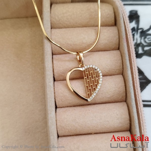 آویز ژوپینگ دخترانه رنگ طلایی کد GNB162330W