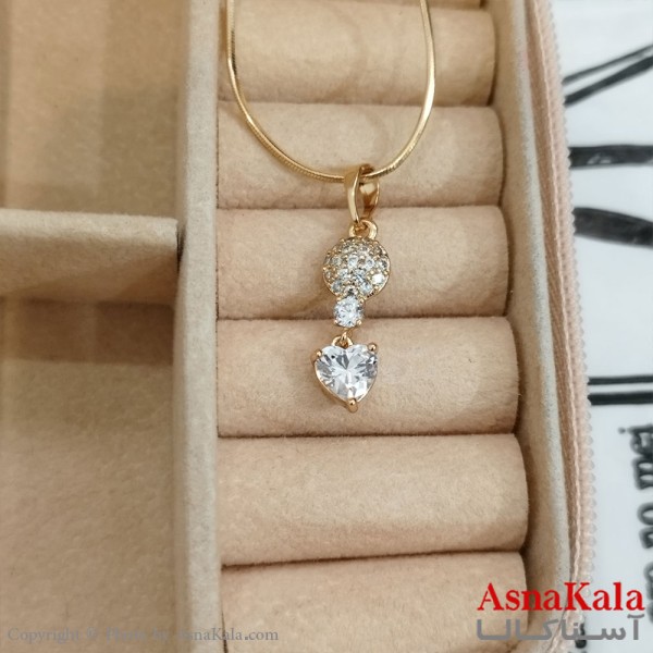 آویز ژوپینگ دخترانه رنگ طلایی کد GNB162331W