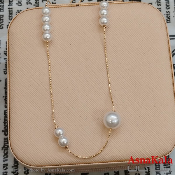 گردنبند ژوپینگ دخترانه رنگ طلایی کد GNB162349W