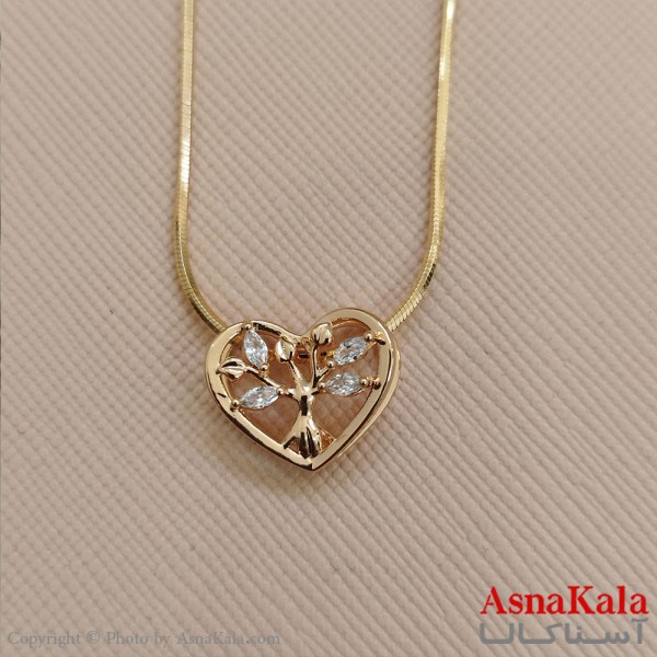 آویز ژوپینگ دخترانه رنگ طلایی کد GNB162354W