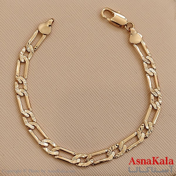 دستبند ژوپینگ طلایی کد DSB181577W