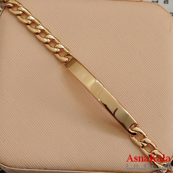 دستبند شوپینگ طلایی کد DSB181600W