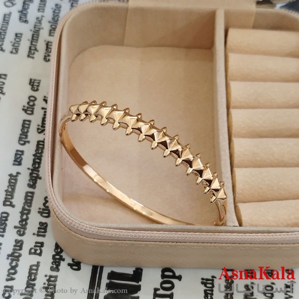 بنگل شوپینگ نگیندار طلایی کد DSB181612W