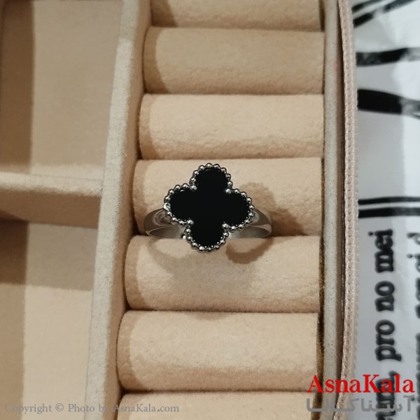 انگشتر زنانه استیل مینیمال مدل ونکلیف فری سایز  رنگ نقره ای کد ANG191186W