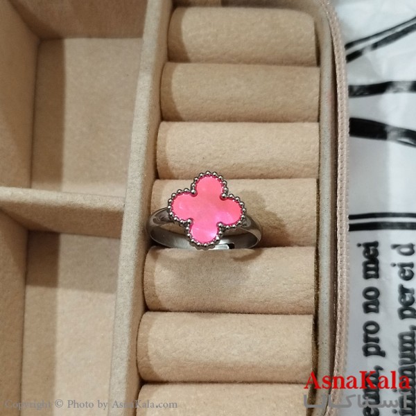 انگشتر زنانه استیل مینیمال مدل ونکلیف فری سایز  رنگ نقره ای کد ANG191188W