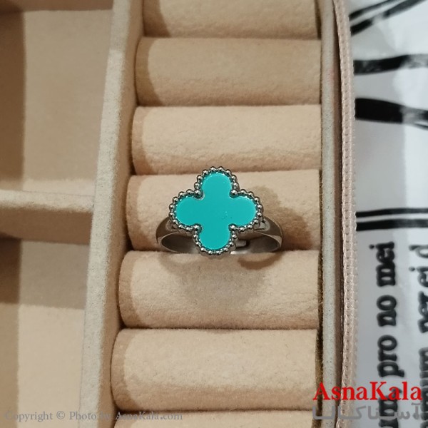 انگشتر زنانه استیل مینیمال مدل ونکلیف فری سایز  رنگ نقره ای کد ANG191190W