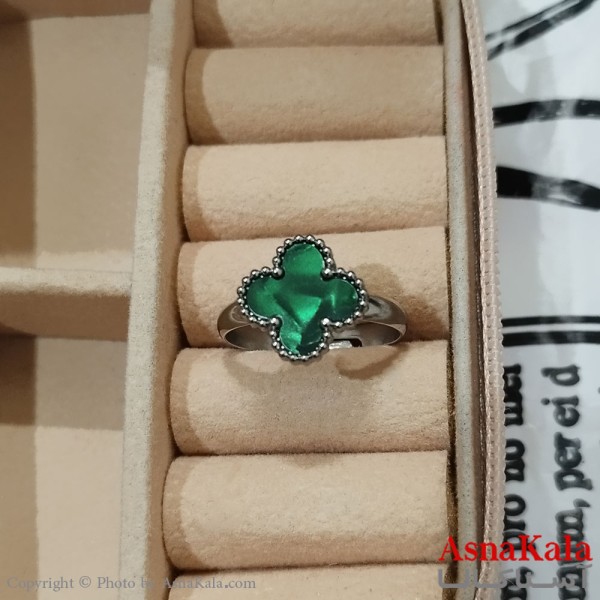 انگشتر زنانه استیل مینیمال مدل ونکلیف فری سایز  رنگ نقره ای کد ANG191192W