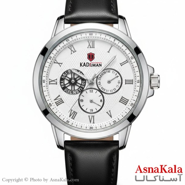 ساعت مردانه کیدمن سه موتور فول تایم، شمارش معکوس، دارای روز شمار، بندچرم اصل  کد WTCH11424W