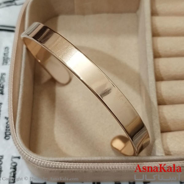 بنگل اسپورت استیل مدل آینه ای ساده کد DSB181729W