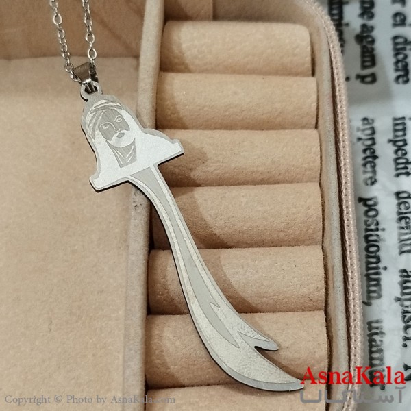 گردنبند مردانه طرح  شمشیر ذولفقار کد GNB162469W