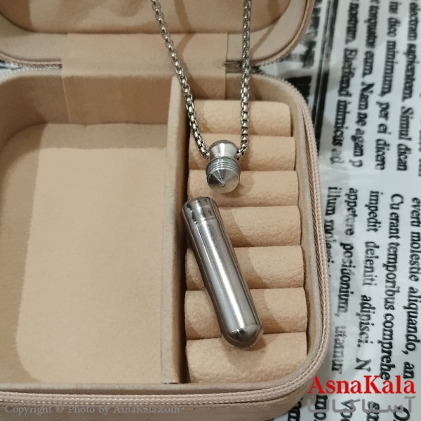 گردنبند اسپورت جا حزری استیل کد GNB162482W