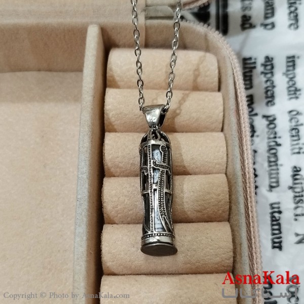 گردنبند اسپورت حزرامام  جواد استیل کد GNB162486W